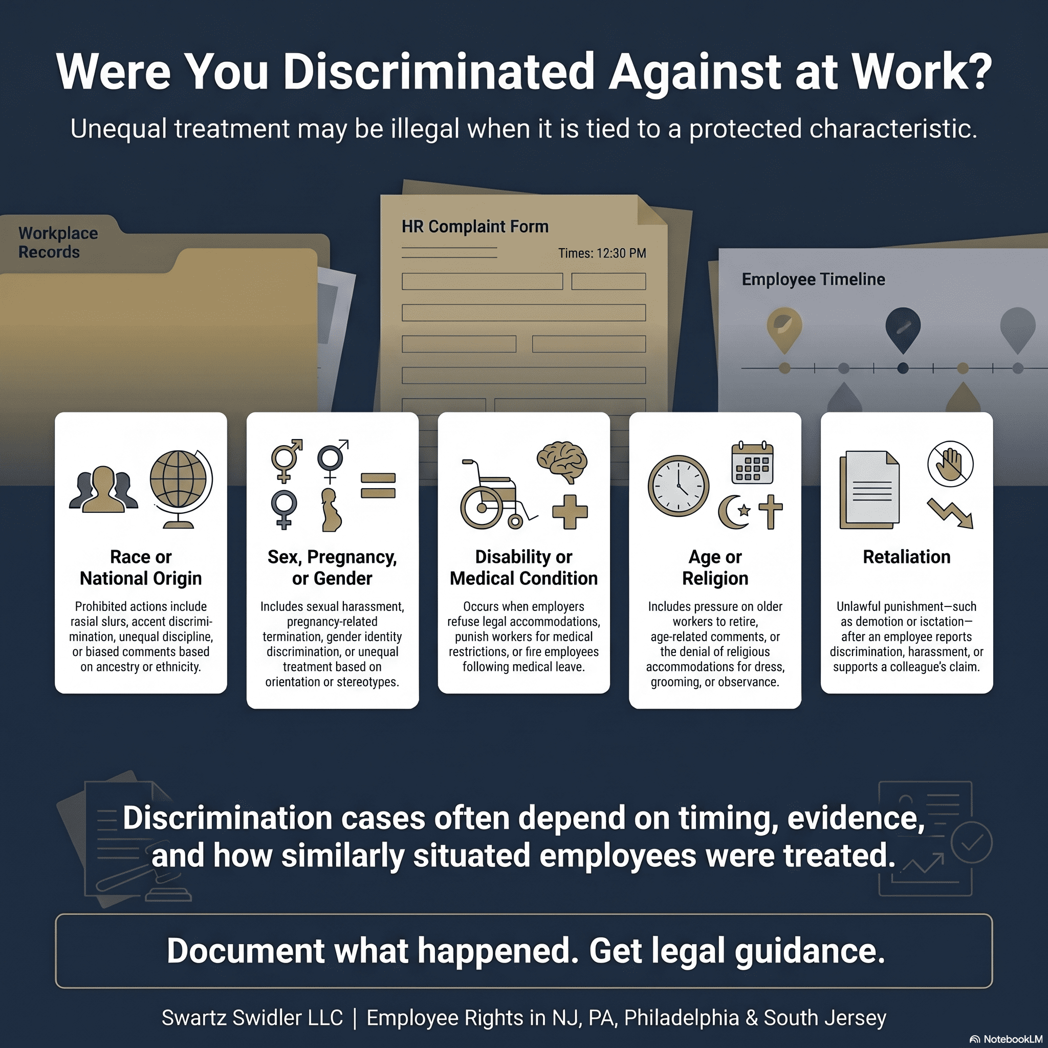 NJ Workplace Discrimination Lawyers | Swartz Swidler